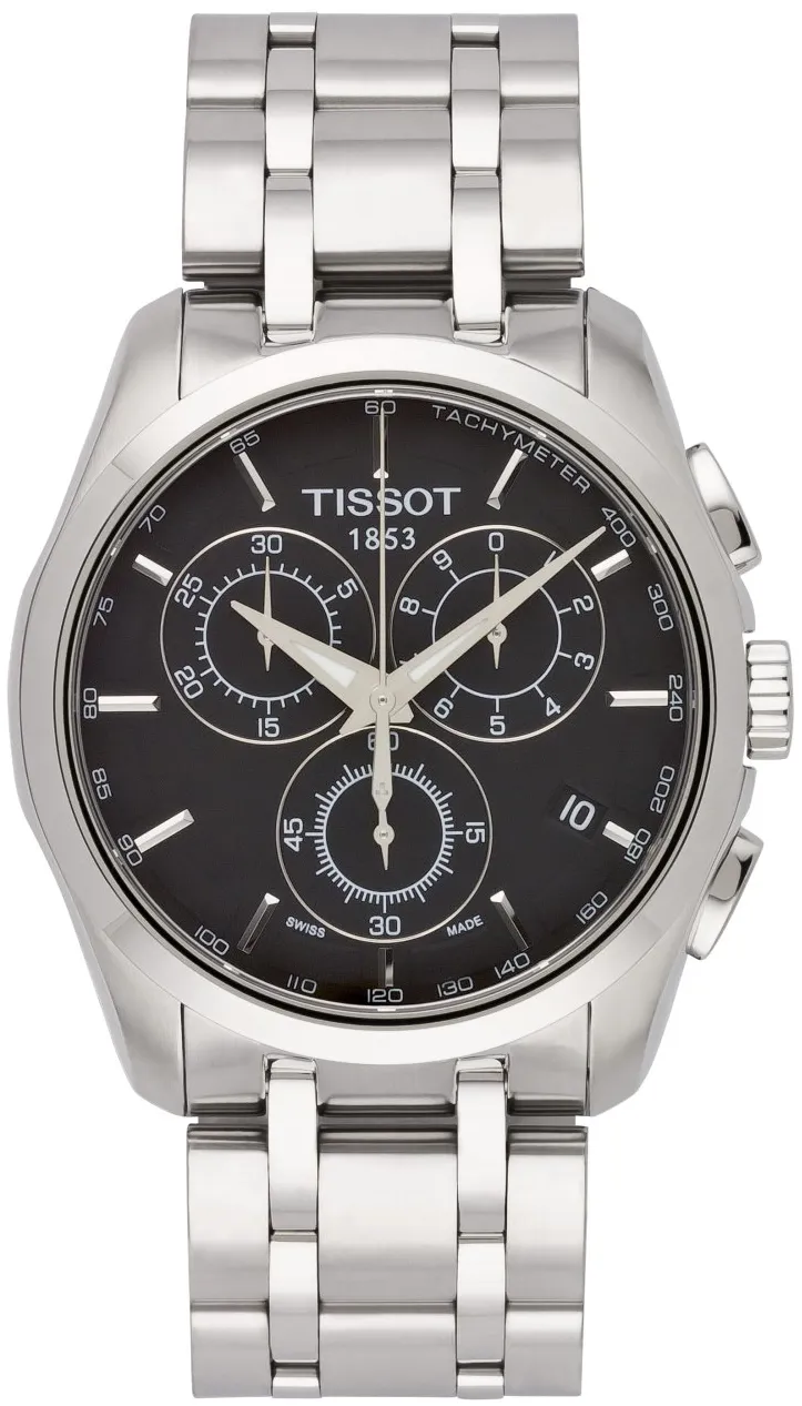 Tissot Couturier T035.617.11.051.00 41mm Stainless steel Black