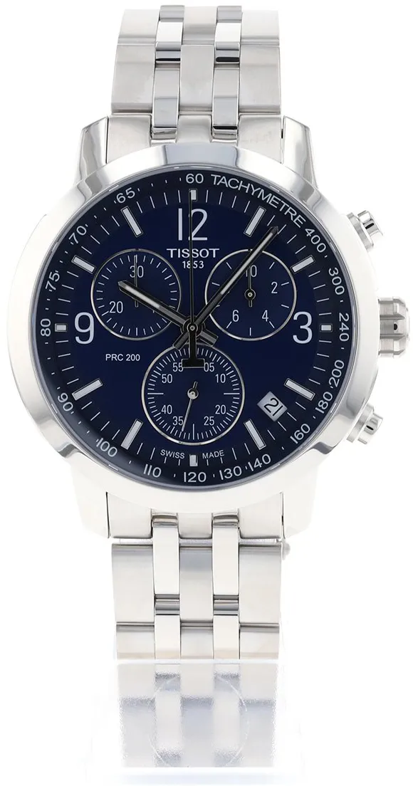 Tissot PRC T114.417.11.047.00 42mm Stainless steel Blue