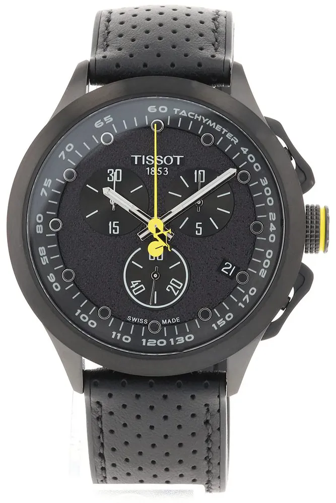 Tissot T-Race T135.417.37.051.00 45mm Coated black Black