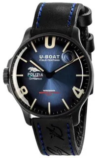 U-Boat Darkmoon 9180 Stainless steel Blue