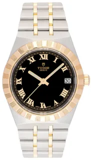 Tudor Royal M28403-0003 Yellow gold and Stainless steel Black