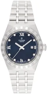 Tudor Royal M28300-0007 Stainless steel Blue