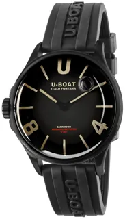 U-Boat Darkmoon 9019/A Stainless steel Black