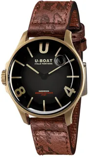 U-Boat Darkmoon 9304 Stainless steel Black