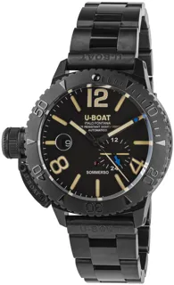 U-Boat Sommerso 46 DLC Bracelet 9015/MT Stainless steel Black