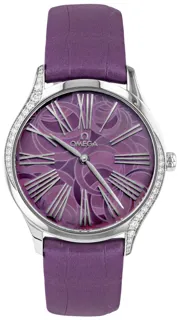 Omega De Ville Trésor 428.18.36.60.10.003 Stainless steel Purple