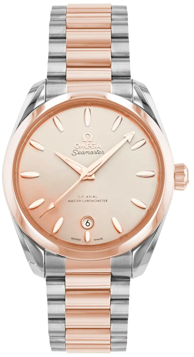 Omega Aqua Terra 150M 220.20.38.20.09.001 38mm Rose gold and Stainless steel Rose