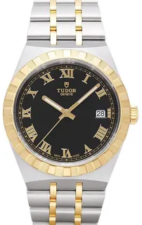 Tudor Royal M28503-0006 Stainless steel Black