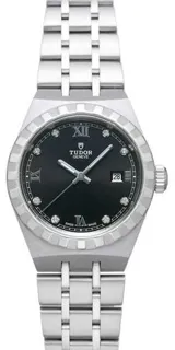 Tudor Royal M28300-0004 Stainless steel Black