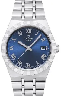 Tudor Royal M28500-0005 Stainless steel Blue