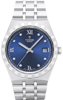 Tudor Royal M28500-0006 Stainless steel Blue