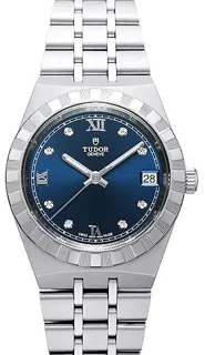 Tudor Royal M28400-0007 Stainless steel Blue