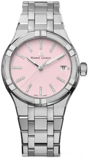 Maurice Lacroix Aikon Quartz AI1106-SS002-550-1 Stainless steel Pink