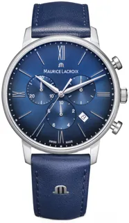 Maurice Lacroix Eliros EL1098-SS001-410-4 Stainless steel Blue