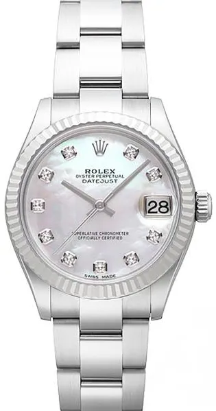 Rolex Datejust 31 278274 31mm White gold and Stainless steel Mother-of-pearl