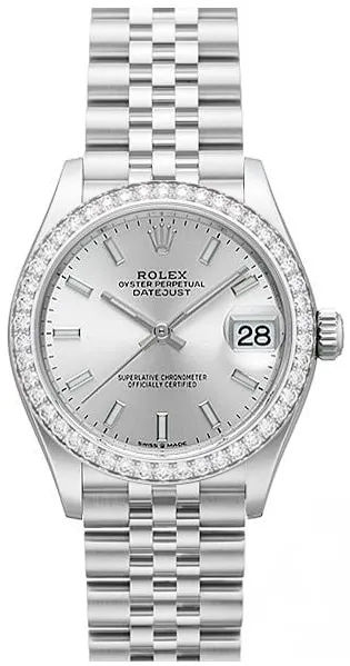 Rolex Datejust 31 278384RBR 31mm White gold and Stainless steel Silver