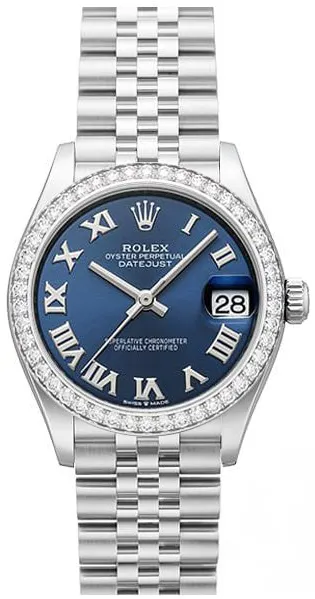 Rolex Datejust 31 278384RBR 31mm White gold and Stainless steel Blue