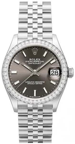 Rolex Datejust 31 278384RBR 31mm White gold and Stainless steel Gray