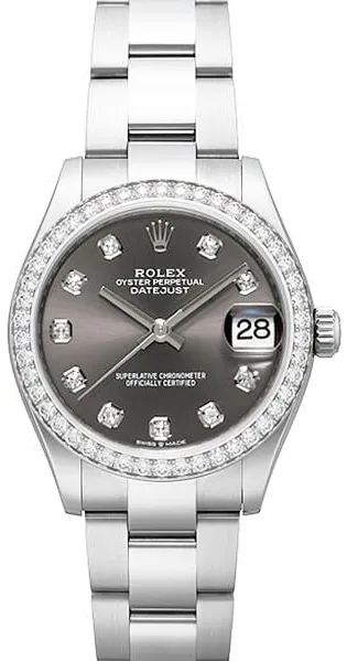 Rolex Datejust 31 278384RBR 31mm White gold and Stainless steel Gray