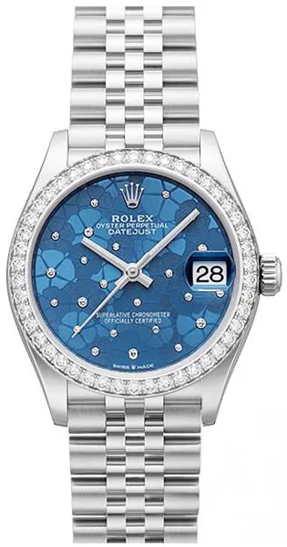 Rolex Datejust 31 278384RBR 31mm White gold and Stainless steel Blue