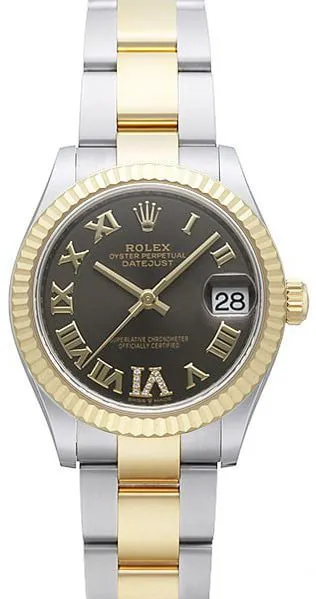 Rolex Datejust 31 278273 31mm Yellow gold and Stainless steel Gray