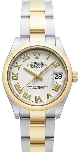 Rolex Datejust 31 278243 31mm Yellow gold and Stainless steel Silver