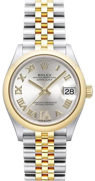 Rolex Datejust 31 278243 31mm Yellow gold and Stainless steel Silver