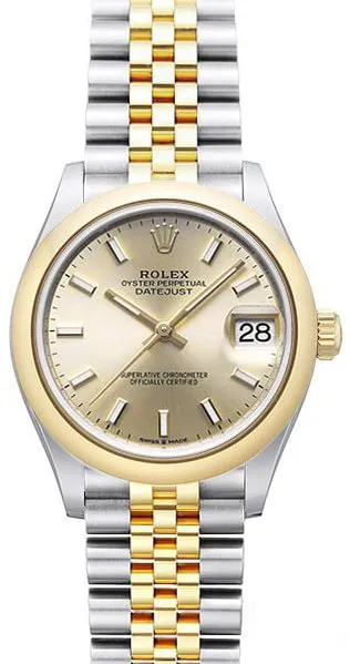 Rolex Datejust 31 278243 31mm Yellow gold and Stainless steel Champagne