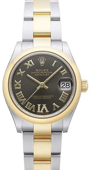 Rolex Datejust 31 278243 31mm Yellow gold and Stainless steel Gray