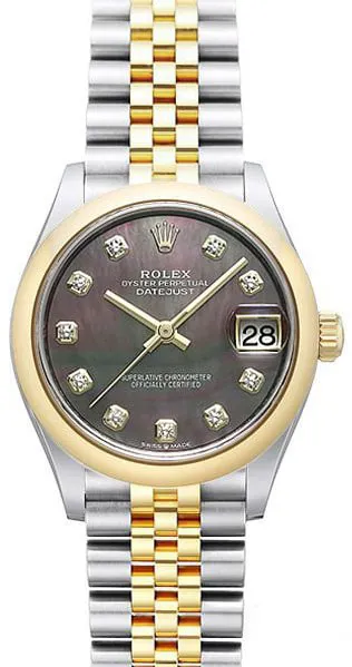 Rolex Datejust 31 278243 31mm Yellow gold and Stainless steel Mother-of-pearl