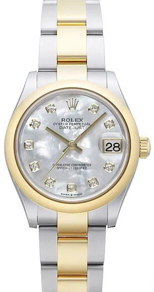 Rolex Datejust 31 278243 31mm Yellow gold and Stainless steel Mother-of-pearl