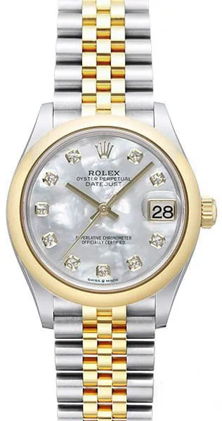 Rolex Datejust 31 278243 31mm Yellow gold and Stainless steel Mother-of-pearl