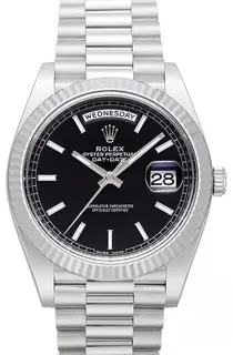 Rolex Day-Date 40 228236 Platinum Black