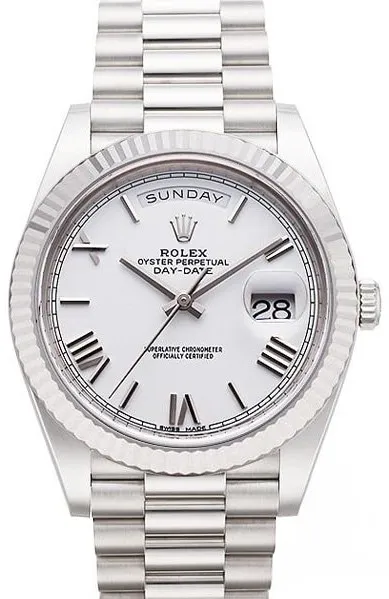 Rolex Day-Date 40 228239 40mm White gold White