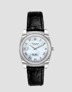 Rolex Cellini Cestello 6311 26mm White gold White