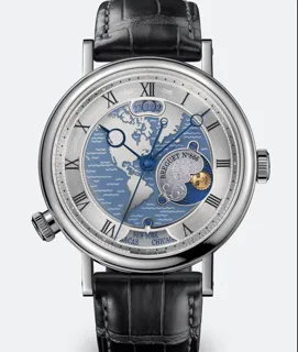 Breguet Classique 5717PT/AS/9ZU Platinum Blue and Silver