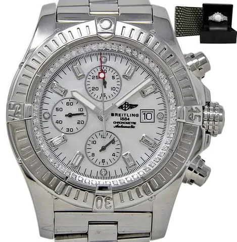 Breitling Avenger A13370 48mm Stainless steel Mother-of-pearl