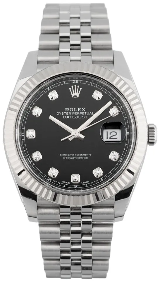 Rolex Datejust 41 126334 41mm Yellow gold Schwarz