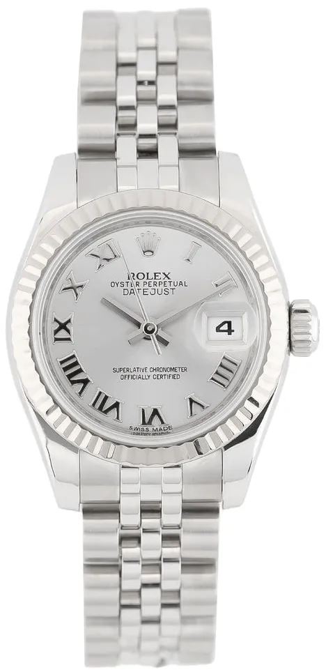 Rolex Lady-Datejust 179174 26mm Edelstahl Silber