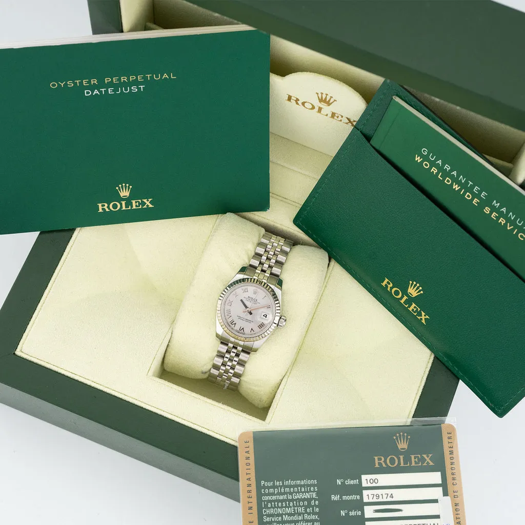 Rolex Lady-Datejust 179174 26mm Edelstahl Silber 4