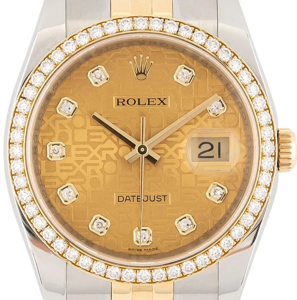 Rolex Datejust 36 116243 36mm Yellow gold and Stainless steel Gold 1