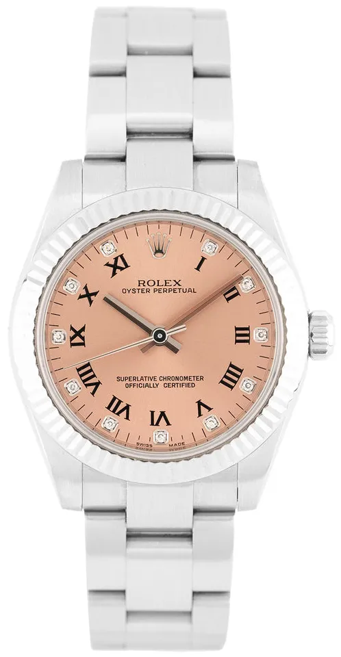 Rolex Oyster Perpetual 31 177234 31mm White gold and Stainless steel Rose