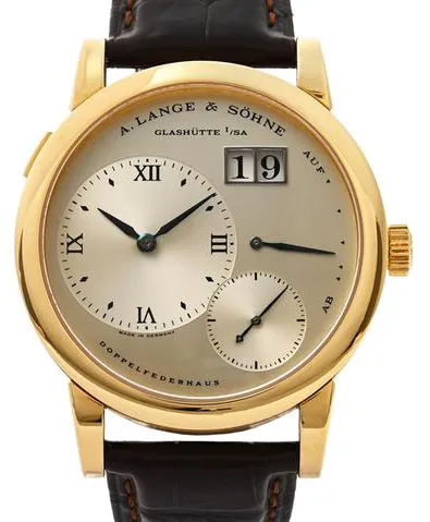 A. Lange & Söhne Lange 1 101.022 38.5mm Yellow gold Silver