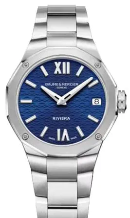 Baume & Mercier Riviera M0A10727 33mm Stainless steel Blue