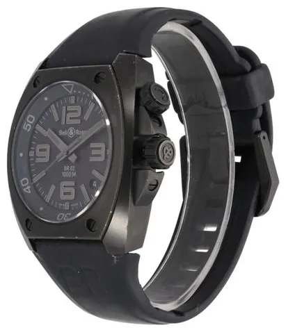 Bell & Ross BR 02 44mm Stainless steel Black 1