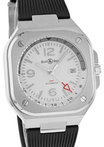 Bell & Ross Urban BR05G-SI-ST/SRB 41mm Stainless steel White