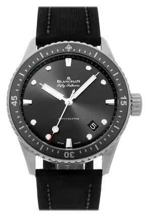 Blancpain Fifty Fathoms 5000-1110-B52A 43mm Stainless steel Gray meteor