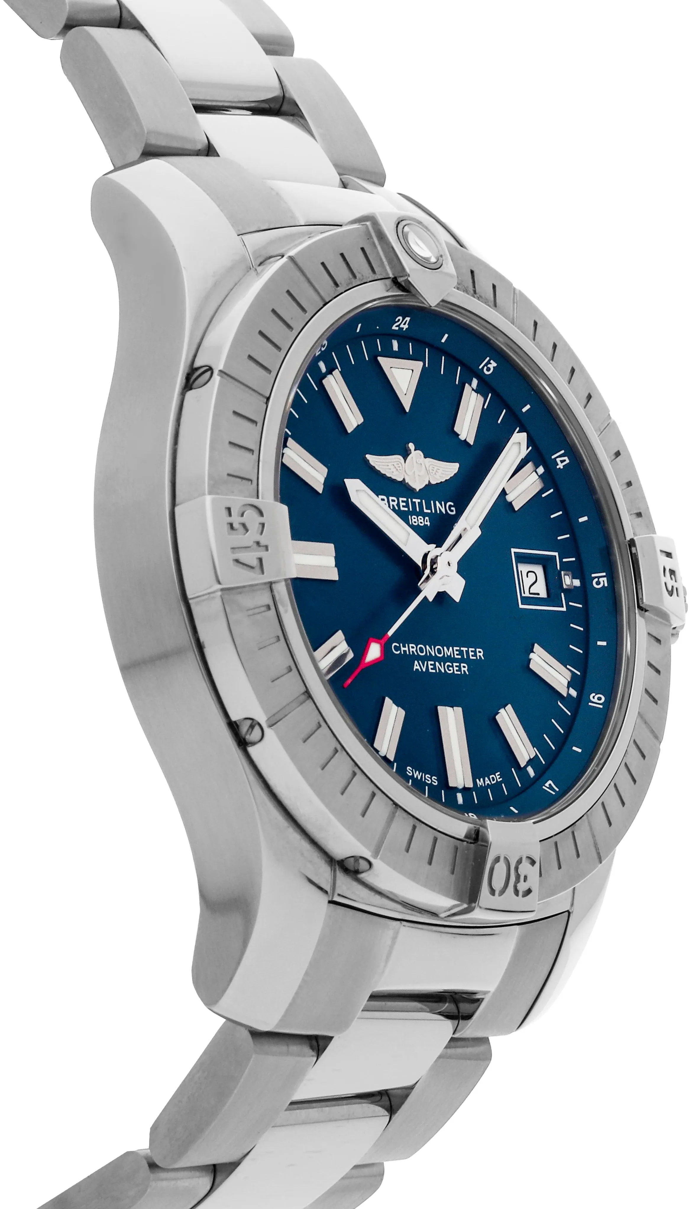 Breitling Avenger A17318101C1A1 43mm Stainless steel Blue 2