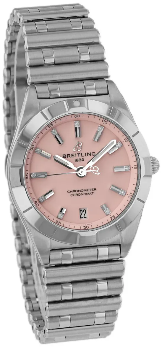 Breitling Chronomat A77310101K1A1 32mm Stainless steel Rose