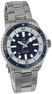 Breitling superoc A17375E71C1A1 Stainless steel Blue